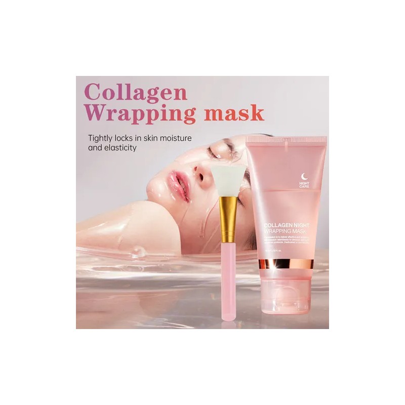 Mascarillas Faciales Gel Colágeno Para Nocturna Hidratante