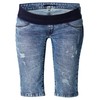 SUPERMOM Women's Maternity Damen Capri Jeans Destroyed