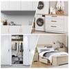 sourcing map 6Pcs Wood Drawer Pulls, 6 Inch Hole Center