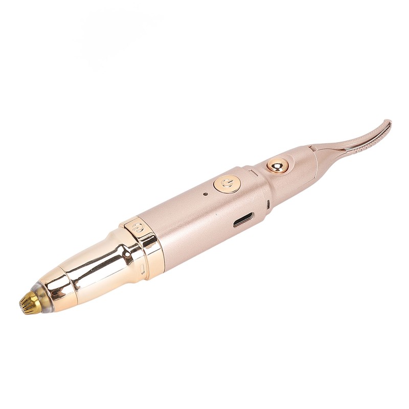 2 in 1 Heated Eyelash Curler Eyebrow Hair Remover Double