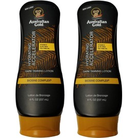 Australian Gold Loción aceleradora de bronceado oscuro (2 unidades, 8 onzas)
