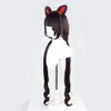 Sweeteasy Virtual YouTuber VTuber Inuyoko Cosplay Wig with Ears, Heat