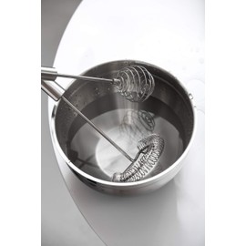 TAFOND Whisk,Spiral Whisks Egg Beater for Blending Mixing Stirring, Non-Stick Stainless Steel Whisk,11.2 inch