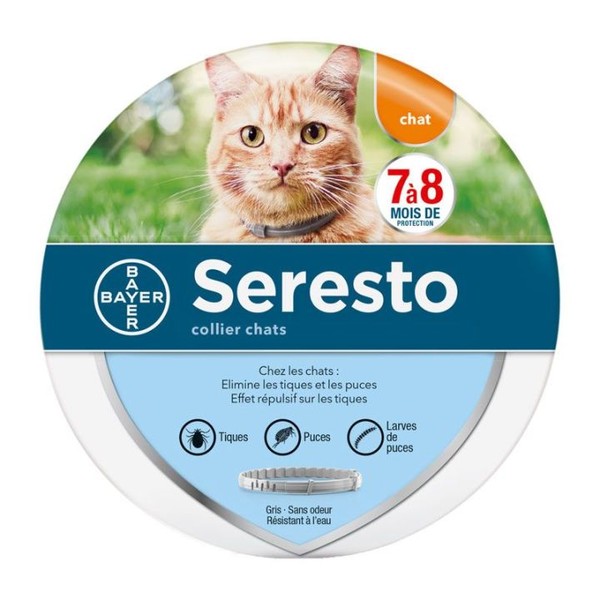 Elanco Laboratoire vétérinaire Seresto chat Collier anti-puces Bayer