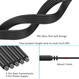LANMINGLEL Cavo piatto corto USB tipo C 2.0 a 90 gradi, cavo di ricarica rapida PD 65 W USB C 2.0, cavo di sincronizzazione dati e ricarica rapida, cavo dati corto USB tipo C piatto, morbido, per