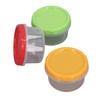 12 Sets 1 Cup Containers 8oz Stackable Reusable Round Plastic