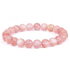 APMGONT Gemstone Stretch Bracelet, Natural Stone Beads Stretch Bracelet, Gemstone Bracelet, Chakra Bracelet Stones, Natural Stone Bracelet for Women, Men, Teens, 19 cm, Stone
