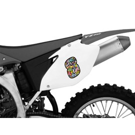 Biomar Labs® 1 x Vinyl Sticker Wrap Auto Moto Motocross Motosport Start Racing Number 8 Rally Race Car Bike Motorcycle Tuning N 208