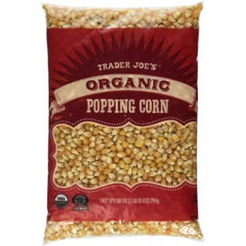 3 Packs Trader Joe's Organic Popping Corn