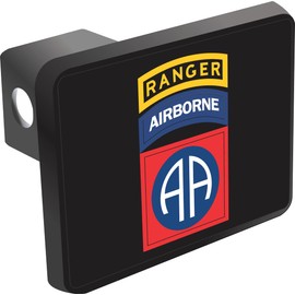 U.S. Army 82nd Airborne with Ranger Tab Hitch Cover