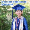 Capoda 9 Pcs 2025 Kids Kindergarten Graduation Cap Gown with
