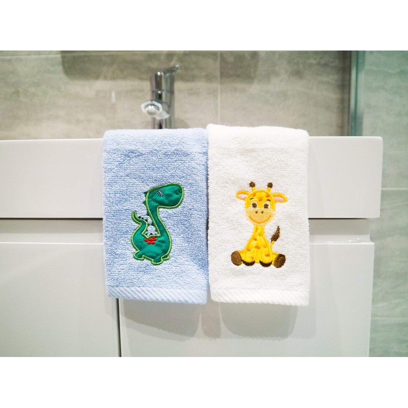 Lex's Linens Pack of 2 Kids Face Cloth (1 of