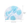 Toddmomy Gorro de Baño de Silicona Reversible Estampado, Gorra de