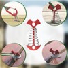 Azarxis Fishbone Deck Anchor Pegs, 6 Pack Deck Plank Board