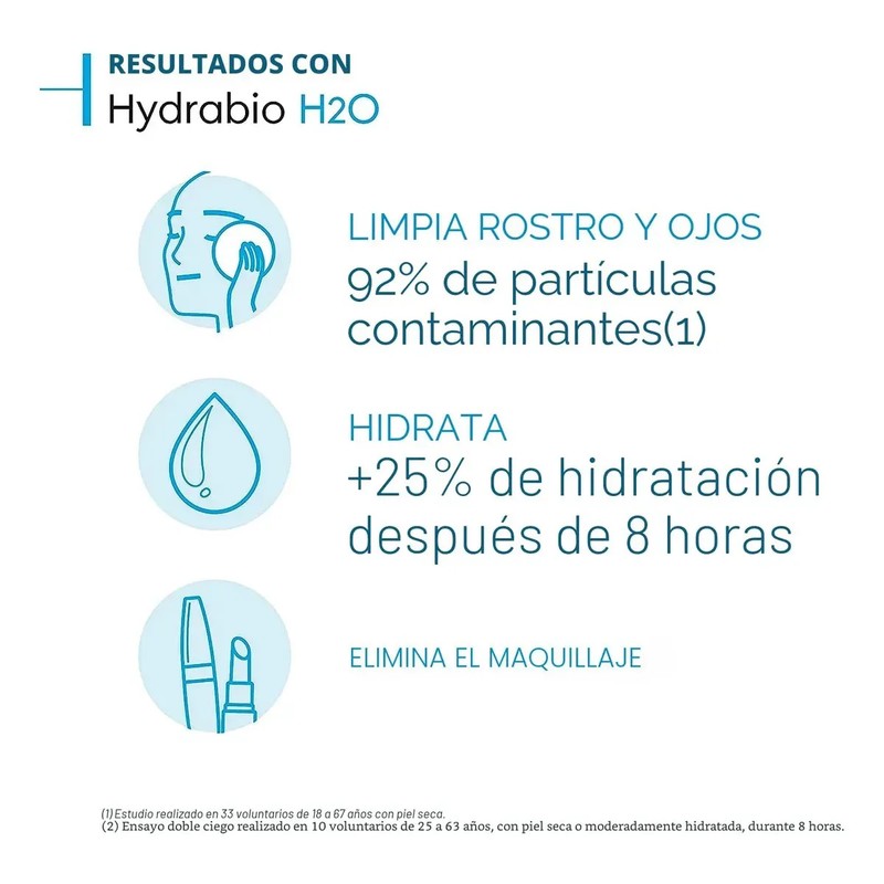Bioderma Agua Micelar Hydrabio H2o De 500ml Piel Seca