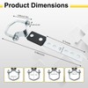 ZOSANY 2 Pack Heavy Duty Universal Exhaust Hangers - Flexible