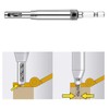 AIMALL 4pcs Self-Centering Drill Bits Set with Hex Shank, Pilot