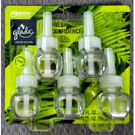 Glade 10 Glade PlugIns Scented Oil Refills FRESH CONFIDENCE  2 x 5 packs Limited