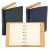 PATIKIL 6 Ring Binder Cover, 2 Pack A7 Leather Notebook