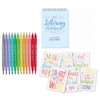 Alpino Pastel Lettering Set, 12 Dual Artist Markers, 1 Lettering
