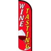 Vista Products WINE TASTING Windless Polyknit Feather Flag (3 x