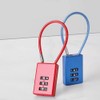 Maizoon 3 Digit Combination Lock with 135MM/5.31IN Durable Wire Rope