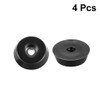 uxcell Rubber Feet Buffers Pads D18x15xH5mm Black 4pcs