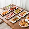 AmorArc Ceramic Serving Platter,Rectangular 16"/14.3"/12.6" inch Serving Dishes for Party