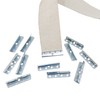 YuanKanJu Briar Hill Metal End Clips for Rubber Upholstery Webbing,
