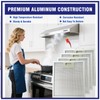 4 Pcs S97018029 Range Hood Grease Filter Replacement Compatible with