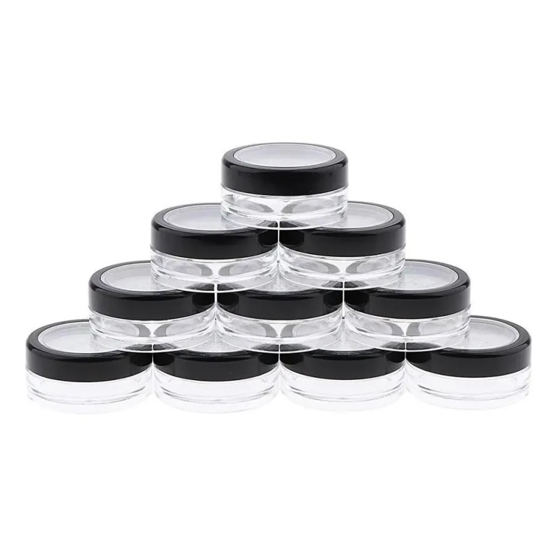 10 Unids Vacío Caja De Polvo Suelto Rubor Contenedor De