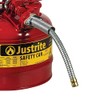 Justrite 11078 5/8" Diameter x 9" Long Flex Hoses for