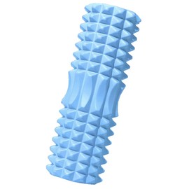 TOMVAES Foam Roller,Massage Roller EVA Muscle Roller for Deep Tissue Tension Relief,Massage Trigger Point Fitness Roller for Back,Legs,Yoga,Pilates,Gym,33x14cm (Blue)