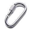 TITECOUGO Aluminum Alloy D-Ring High Strength Carabiner Key Chain Clip