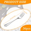 36 Pcs Oyster Fork Appetizer Seafood Forks Portable Stainless Steel