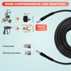 Sewer Jetter Kit for Pressure Washer,Water Jet Drain Cleaning Hose