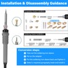 60 W Soldering Station, Soldering Iron Set, 90 °C ~