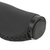 Black Flat Bicycle Handlebar Grips Soft Handle Sleeve Cover Mountain
