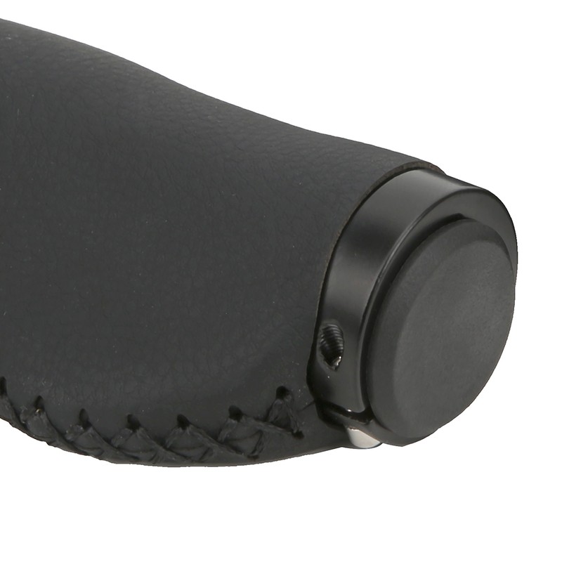 Black Flat Bicycle Handlebar Grips Soft Handle Sleeve Cover Mountain