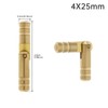20Pcs 4 mm Hidden Brass Miniature Barrel Hinges, 4 x