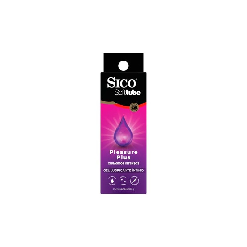 Sico® Softlube, Lubricante Íntimo en Gel de 56.7g