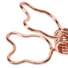 100Pcs Bear Binder Clamps Cute Shape Strong Clamping Sturdy Metal
