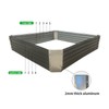 BIVEPEFB 47" Galvanized Raised Garden Bed Planter Box For Plant