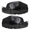 TRQ Front Inner Fender Liner Set Compatible with 2005-2009 Ford