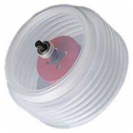 Drill Dust Collector Hole Elastic Sealing Drill Dust Collector Hole Saw Dust Catcher Cover Shockproof Drill Dust Collector for Power Tool Accessories (White)