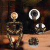 EFINEHOME Water Pipe Table Lamp Robot Style- Retro Industrial Table
