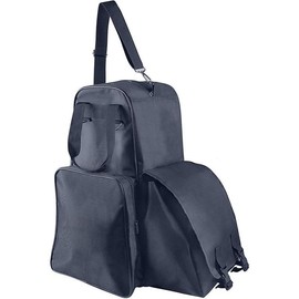 Equestrian Pack Equipment Multi-Functional Carry Bag for Boots Helmet Horsewhip Horse Riding Pack Equipment - Color: Navy