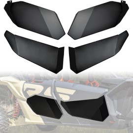 SAUTVS Aluminum Lower Door Panels for Can Am Maverick X3 Max, Aluminum Lower Half Door Inserts for Can-Am Maverick X3 Max XRS XDS 2017-2025 Accessories(4 Doors, Front & Rear)