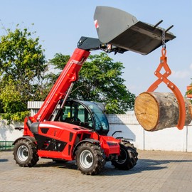 Insaga 32'' Log Tongs 2 Claw Log Grapple, Enhanced Timber Claw Hook, Logging Tongs, Heavy Duty Log Tongs for Tractor, Log Lifting for Safe and Easy Log Handling