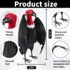 Junware 1 Pcs Fake Vulture 18'' Large Faux Vulture Decoys